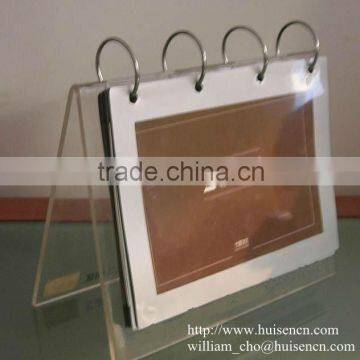 High quality China supplier acrylic calendar frame shelf