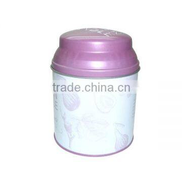 round packaging tin box