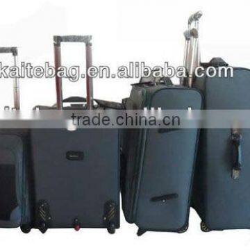 3/4 pcs set Baigou manufacturer wheeled aluminium luggage trolley with shenguyakaite brand