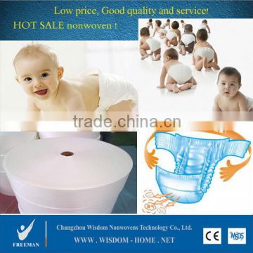 Spunlace nonwoven fabric for baby wipes