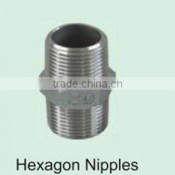 hexagon nipples stainless steel casting