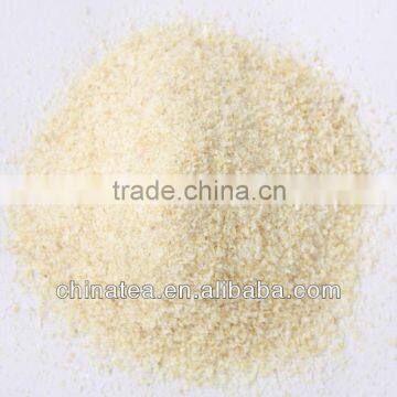 Pure white garlic granules