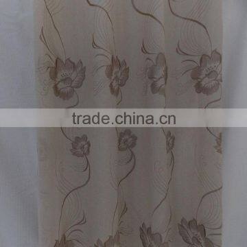 2015 Popular Classic Linen Polyester Embroidered Finished Curtain photo-3