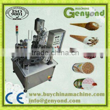 Rotary Type Ice Cream Cup Filling Sealing Machine