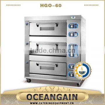 HGO-60 Gas Baking Oven (3-deck 6-tray)