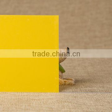 Visfilm frosted yellow color adhesive film for window glass