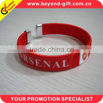 Fashion match day sport plastic bracelets