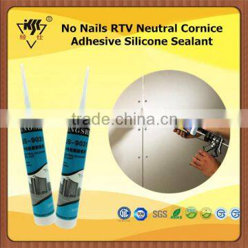 No Nails RTV Neutral Cornice Adhesive Silicone Sealant