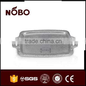 Decorative Stainless Steel Non-slip Serving Tray photo-3
