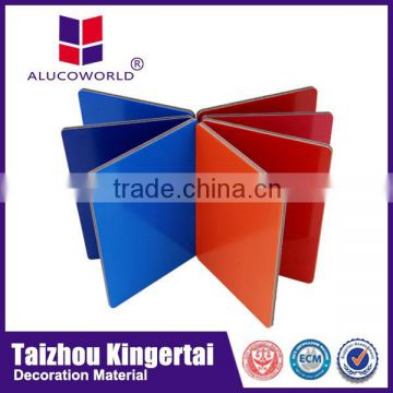 Alucoworld home decors aluminum composite panel wall decorative claddings for gold brushed acp boards