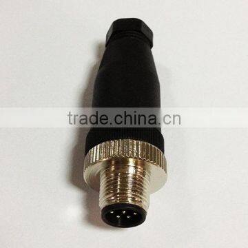 M12 Field Connector Male 8 Pins Mountable Connector Wireless Connector IBEST