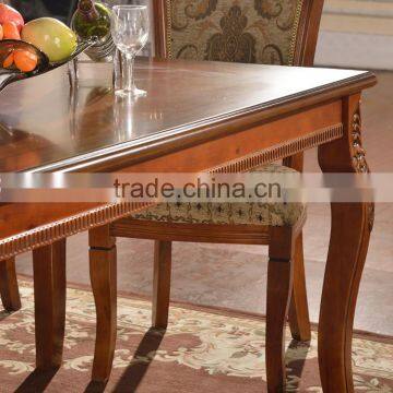 Antique Vintage Rustic Style Recycled Solid Wood Rectangle Long Wood Dining Table photo-2