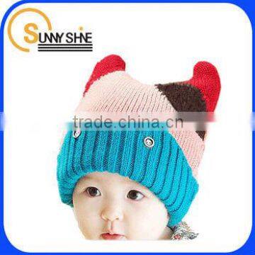 Sunny Shine calf style animal children's wool knitted hat baby hat