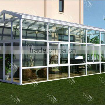 Energy efficient double-pane insulated glass aluminium portable sunroom