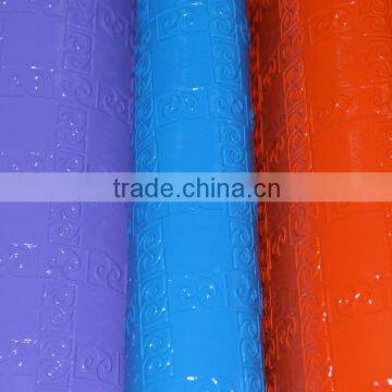 pvc artificial leather fabric for bags chair saddle