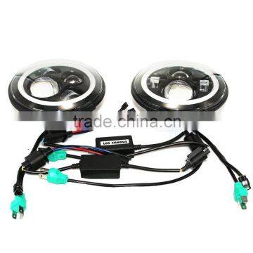 WEIKEN 7 Inch Led Headlight/Round Harley Led Headlight/Motorcycle Headlights photo-3