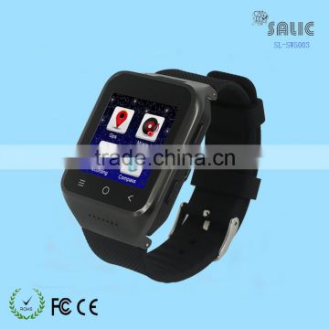 GPS Bluetooth touch screen 3G for android 4.4 smart watch with wifi and camera