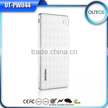 Diamond style utra slim portable power bank 10000mah for gionee