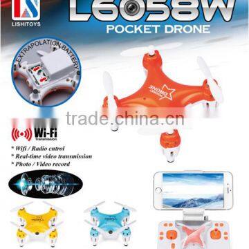 LISHITOYS L6058W mobile phone controlled toys rc quadcopter (charge drone and remote control at the same time)                        
                                                                                Supplier's Choice