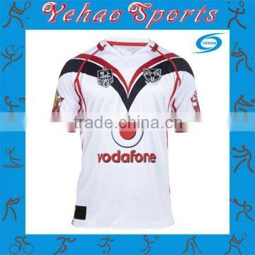 high quality sublimation rugby jersey with tags