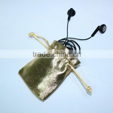 Gold pouch/ Gold Gift Bag,Gold and silver bag,Small Silver Bag for Gift Package