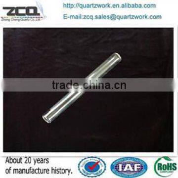 Infrared Clear Quartz Glass Pipe/tube replacing heraeus