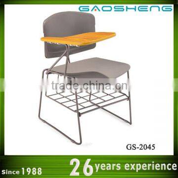 student chair with tablet arm GS-2045 Plastic Chair School Chair Desk Chair