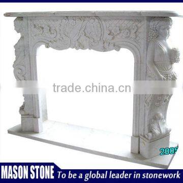 Marble fireplace inserts