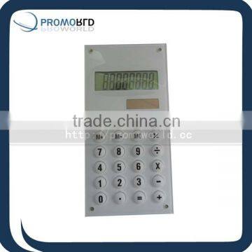 2013 8 digits electronic white calculator