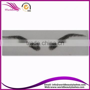 stocks styles lace base real human hair hand tied natural false eyebrows