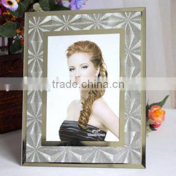 5x7in handmade glass printing photo frame shimmers with exquisite texture