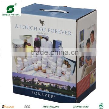 PLASTIC HANDLES CORRUGATED BOXES CARTON BOX