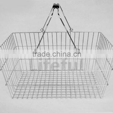 High Quality Hanging Stainless Steel Shopping Wire Mesh Basket