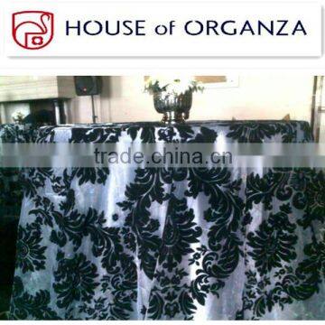 100% Polyester Flocking Organza