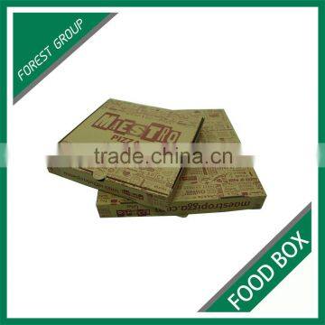 WHOLESALE 12 INCH BROWN CORRUGATED FOOD CARTON BOXES FOR PACKING PIZZA