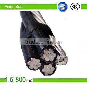 parallel or twisted aerial bundle cable abc cable