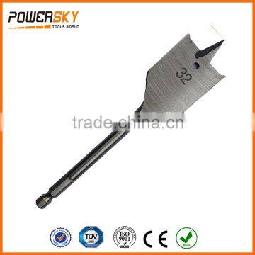 HCS bright flat wood drill bit