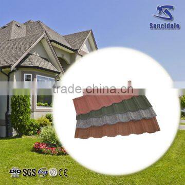 Antique Color Sand Metal Roof Tiles photo-4
