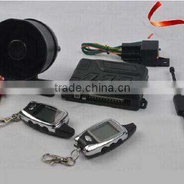 CA001TW hot car alarm system remote start engine fm two way car alarm