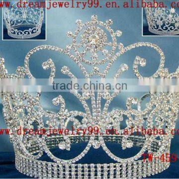 fancy crystal crown for pageant