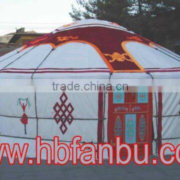 white color yurt