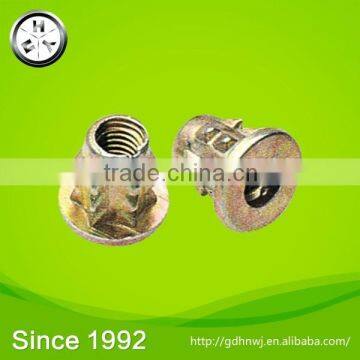 Zinc alloy insert nut, wood insert nut, M4/5/6/8 nuts (NZ1212)