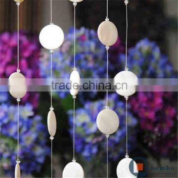 Home decoration partition seashell beaded curtain