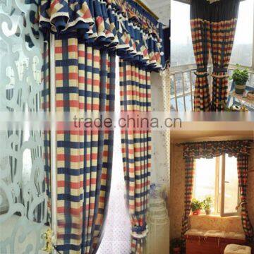 Kids door curtains,macrame lace grid curtains