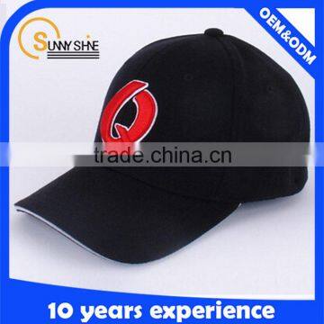 Cheap Custom 3D Embroidery Baseball Short Bill Baseball Caps