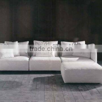 European modern fabric combination sofa (D-12 A(R)+C+E(L)+D)