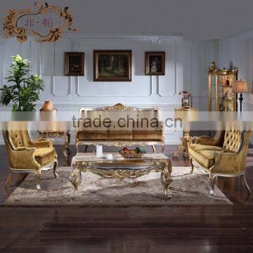 classical carved furniture - solid wood handcraft sofa set