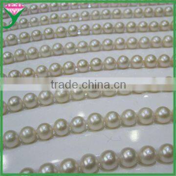 Hot Sale Fashion Decorative Zhejiang Beads Strand Freshwater Pearl Necklace in Bulk photo-2
