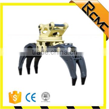 grab bucket / backhoe excavator rotating grapple