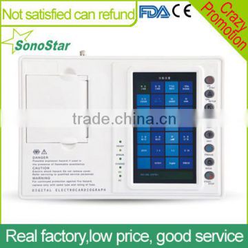 Sonostar EEG machine with ECG function in portable wireless bluetooth transmission ambulatory SE-3D